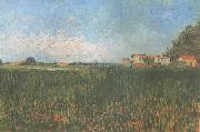 Farmhouses in a Wheat Field near Arles (nn04)